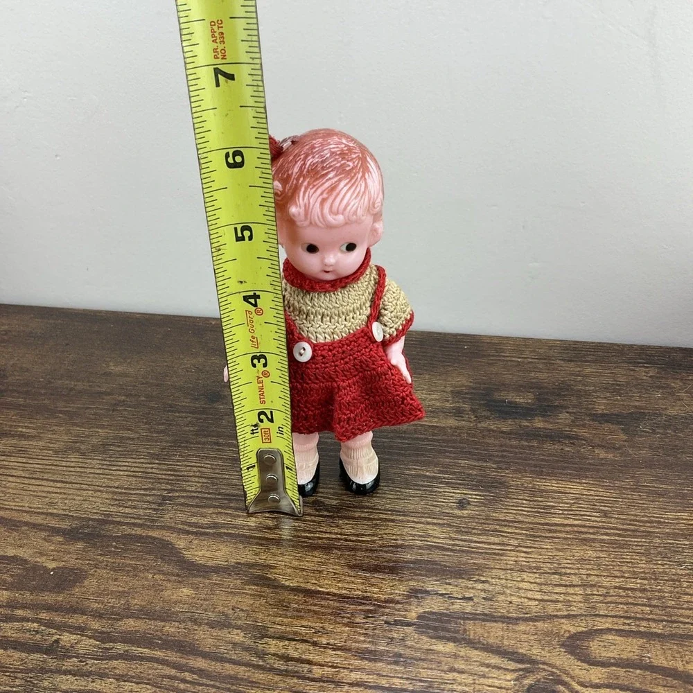 Vintage 1950s Knickerbocker Hard Plastic Baby Doll 6